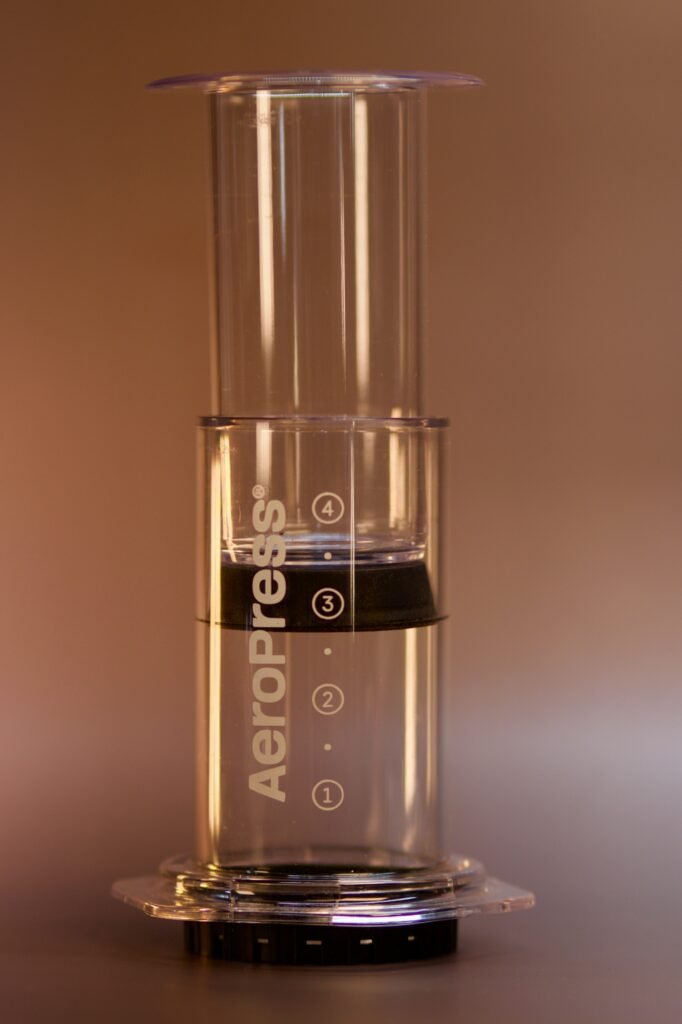 aeropress clear coffee brewer